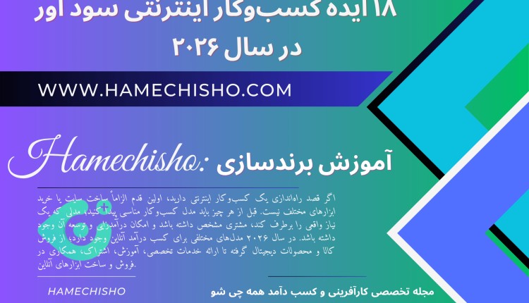 ۱۸ ایده کسب‌وکار اینترنتی سودآور در سال ۲۰۲۶